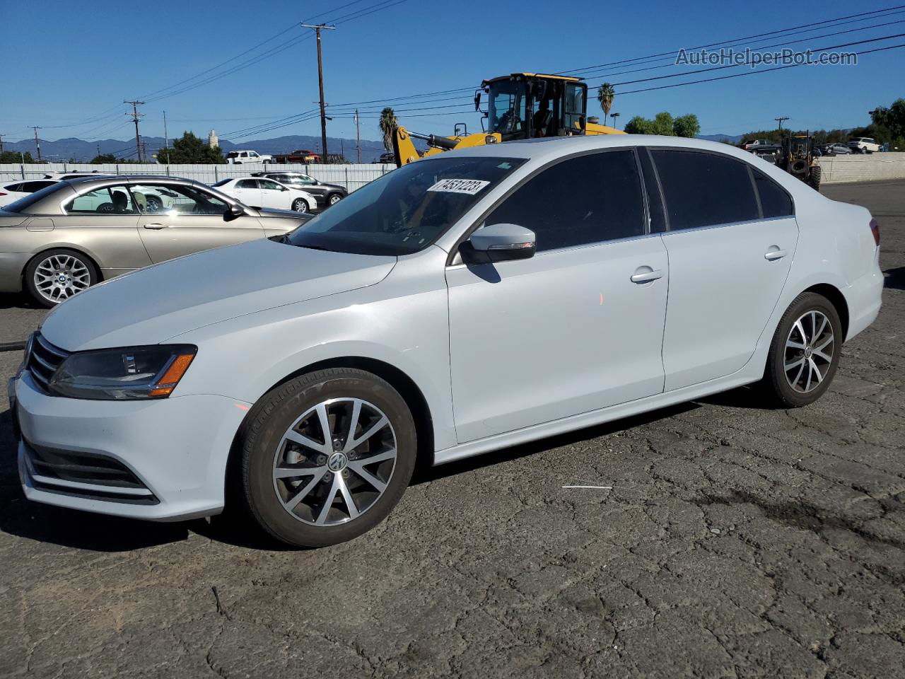 2017 Volkswagen Jetta Se White vin: 3VWDB7AJ4HM405117