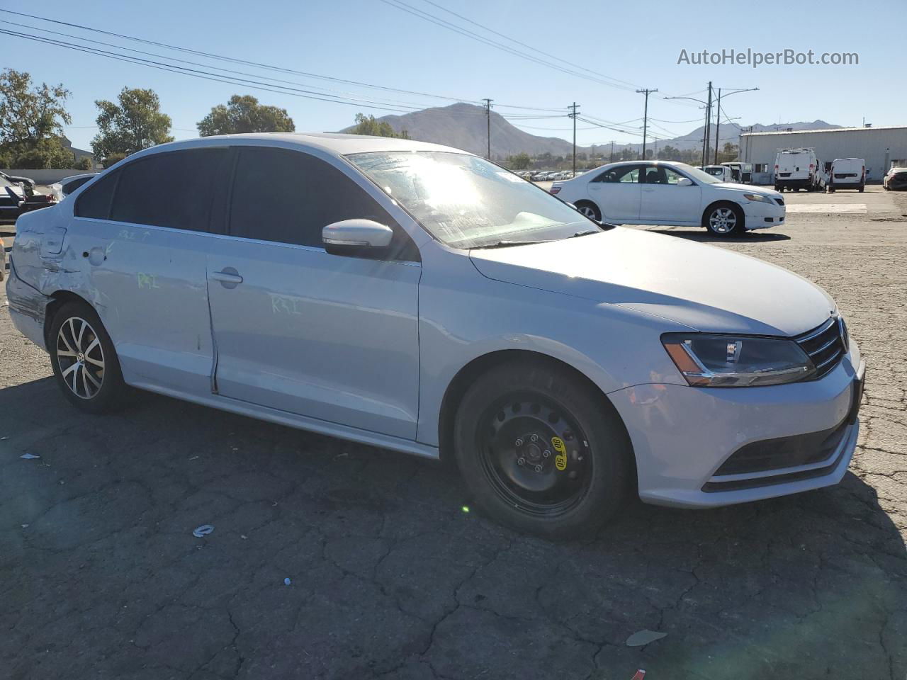 2017 Volkswagen Jetta Se White vin: 3VWDB7AJ4HM405117