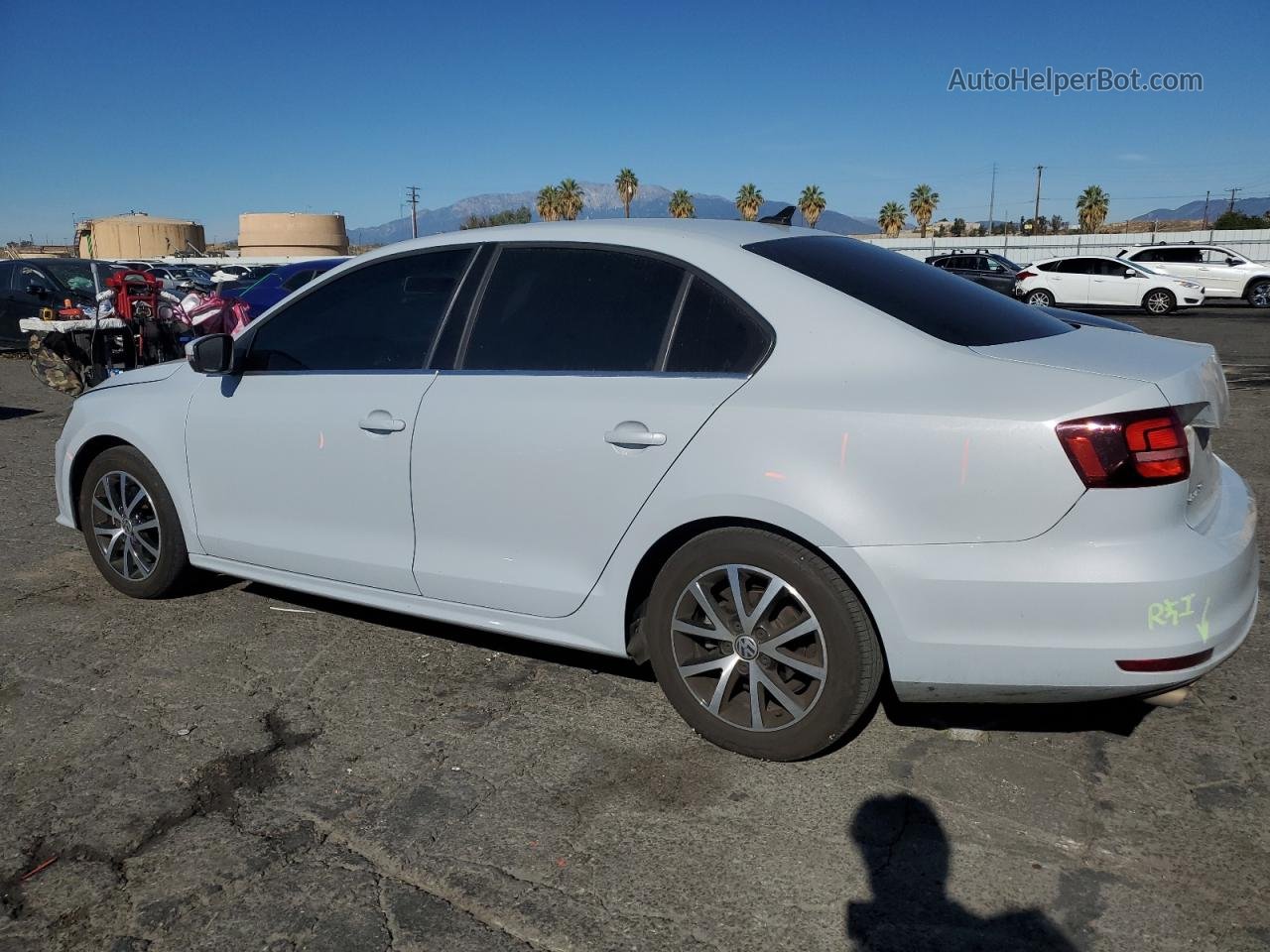 2017 Volkswagen Jetta Se White vin: 3VWDB7AJ4HM405117