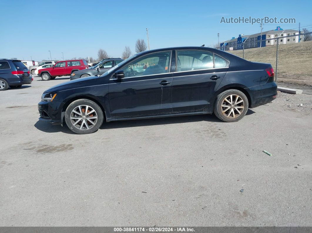 2018 Volkswagen Jetta 1.4t Se/1.4t Wolfsburg Edition Black vin: 3VWDB7AJ4JM225478