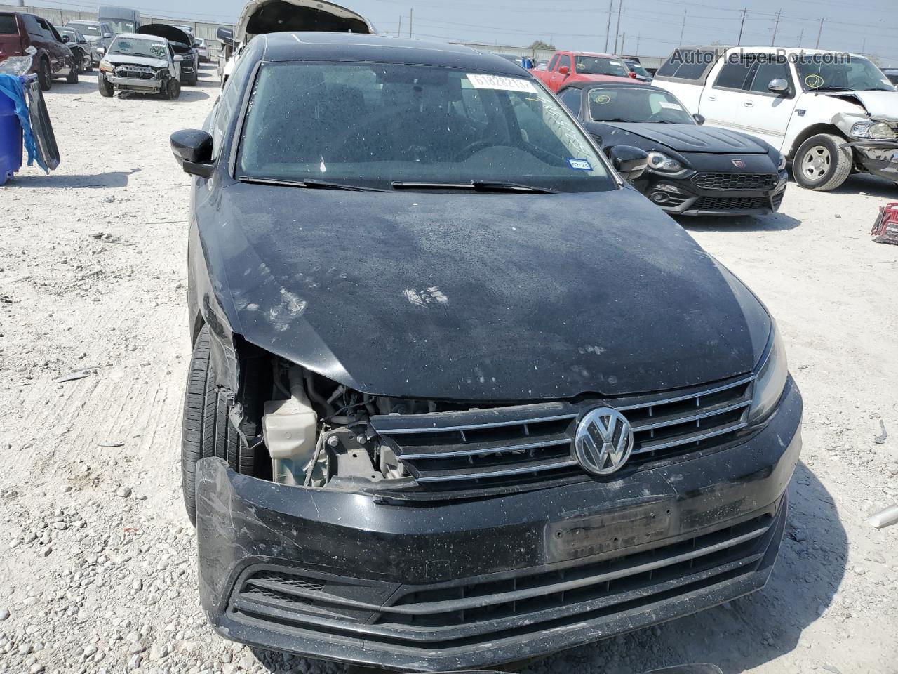 2018 Volkswagen Jetta Se Black vin: 3VWDB7AJ4JM250803