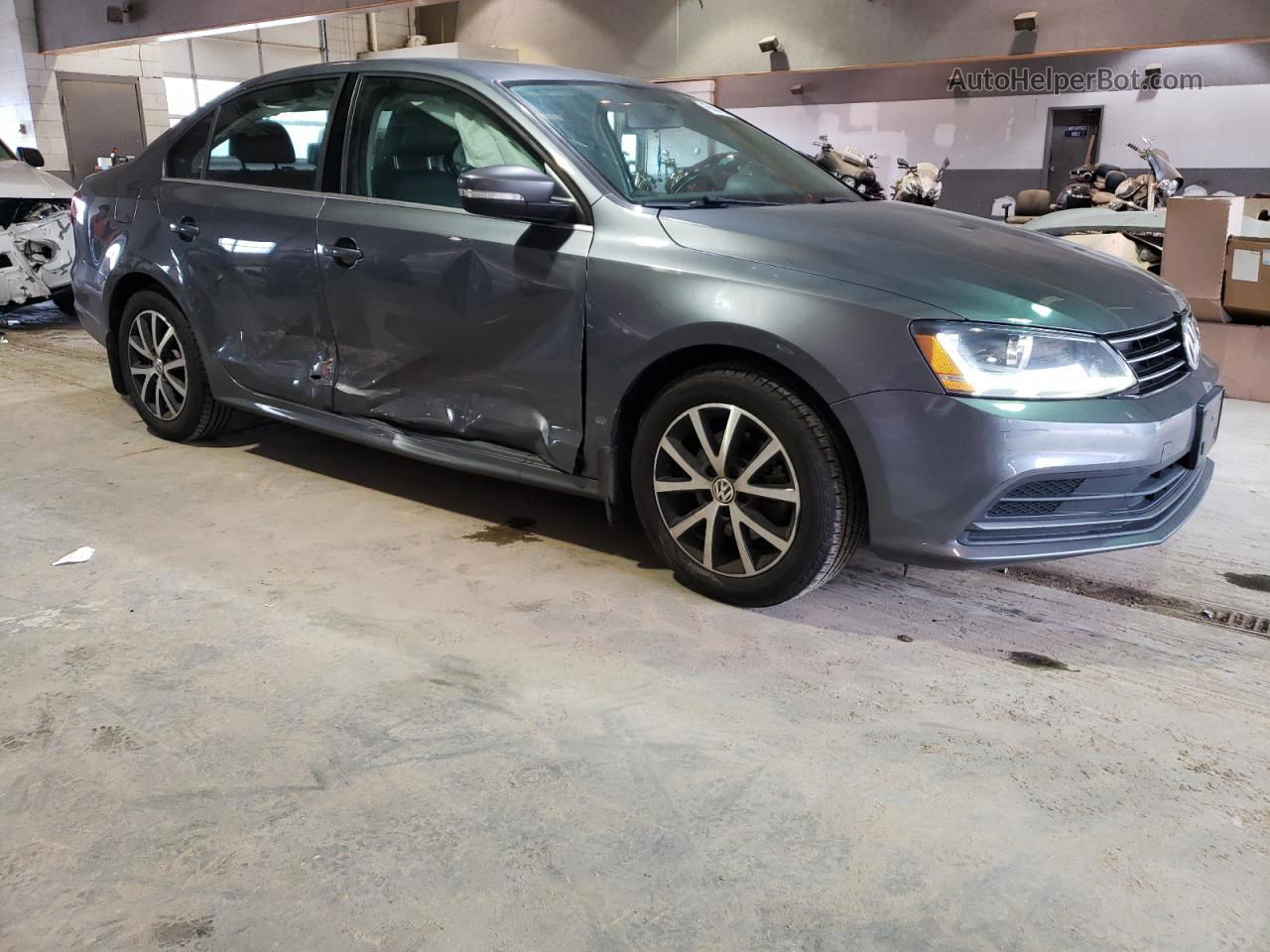 2017 Volkswagen Jetta Se Gray vin: 3VWDB7AJ5HM215875