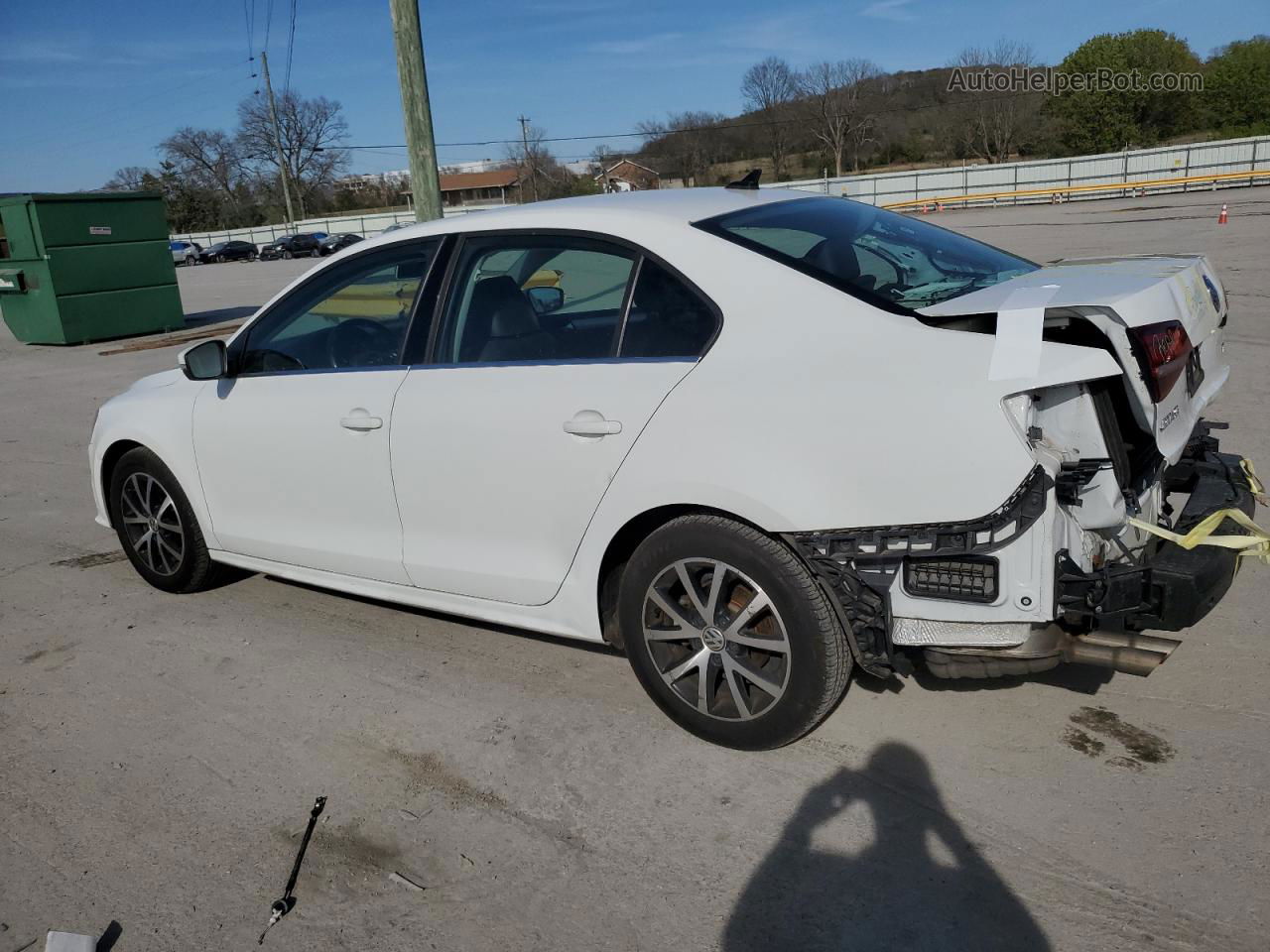 2017 Volkswagen Jetta Se White vin: 3VWDB7AJ5HM254532