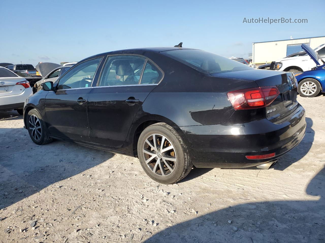 2017 Volkswagen Jetta Se Black vin: 3VWDB7AJ5HM267359