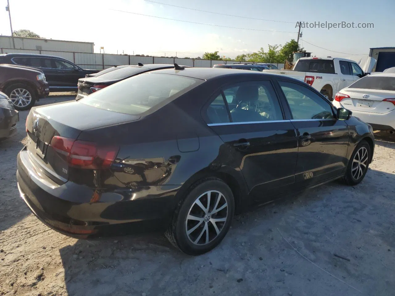 2017 Volkswagen Jetta Se Black vin: 3VWDB7AJ5HM267359