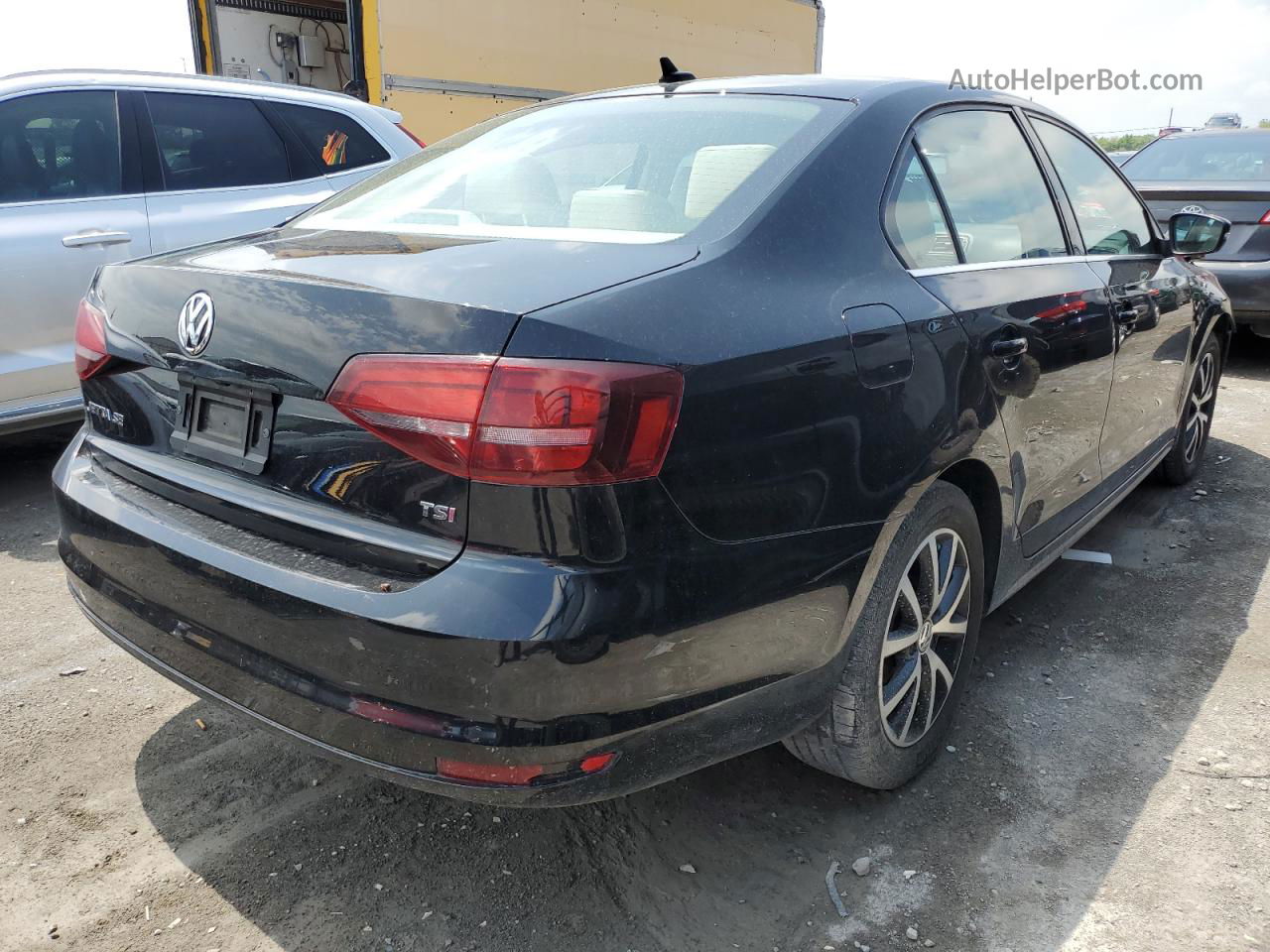 2017 Volkswagen Jetta Se Black vin: 3VWDB7AJ5HM275946