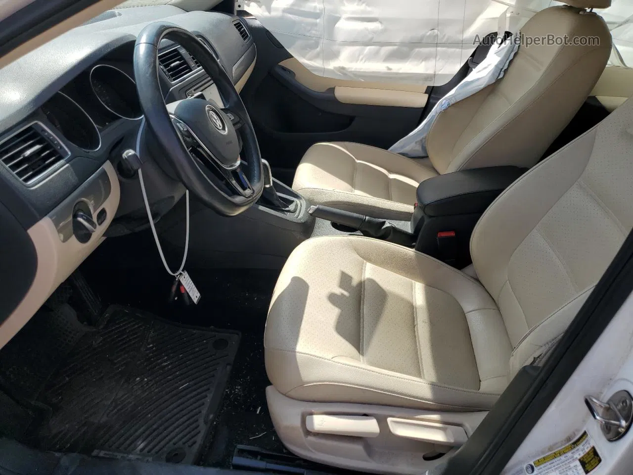 2017 Volkswagen Jetta Se White vin: 3VWDB7AJ5HM294772