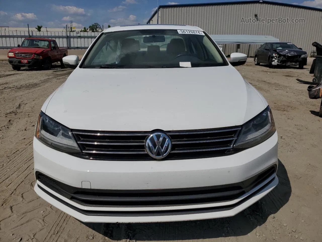 2017 Volkswagen Jetta Se White vin: 3VWDB7AJ5HM294772