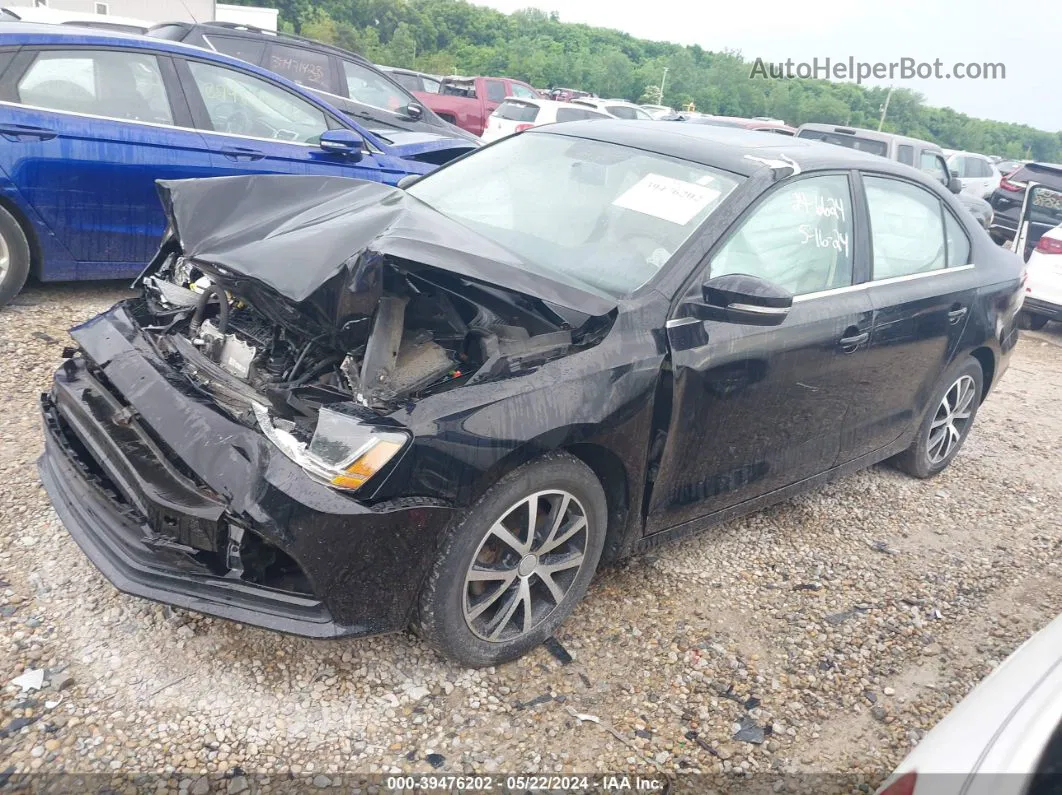 2017 Volkswagen Jetta 1.4t Se Black vin: 3VWDB7AJ5HM408270