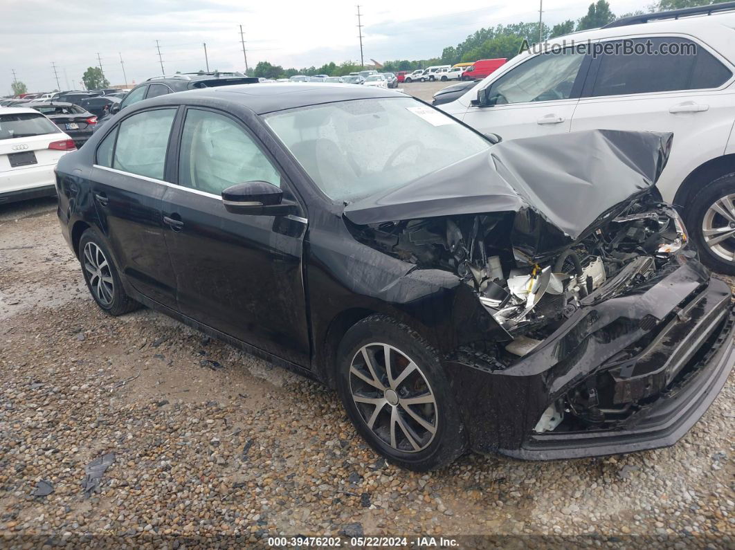 2017 Volkswagen Jetta 1.4t Se Black vin: 3VWDB7AJ5HM408270