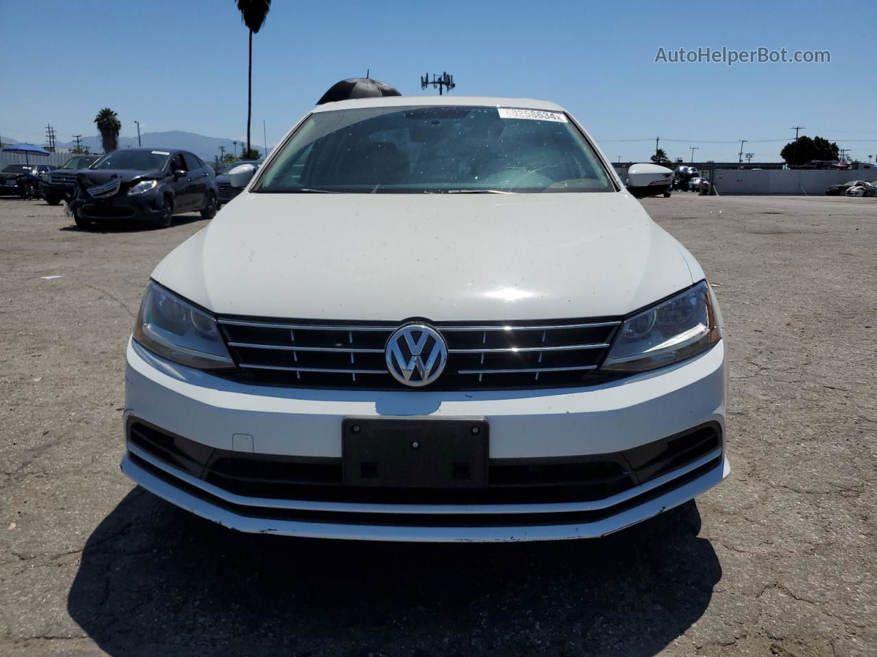 2018 Volkswagen Jetta Se White vin: 3VWDB7AJ5JM216787