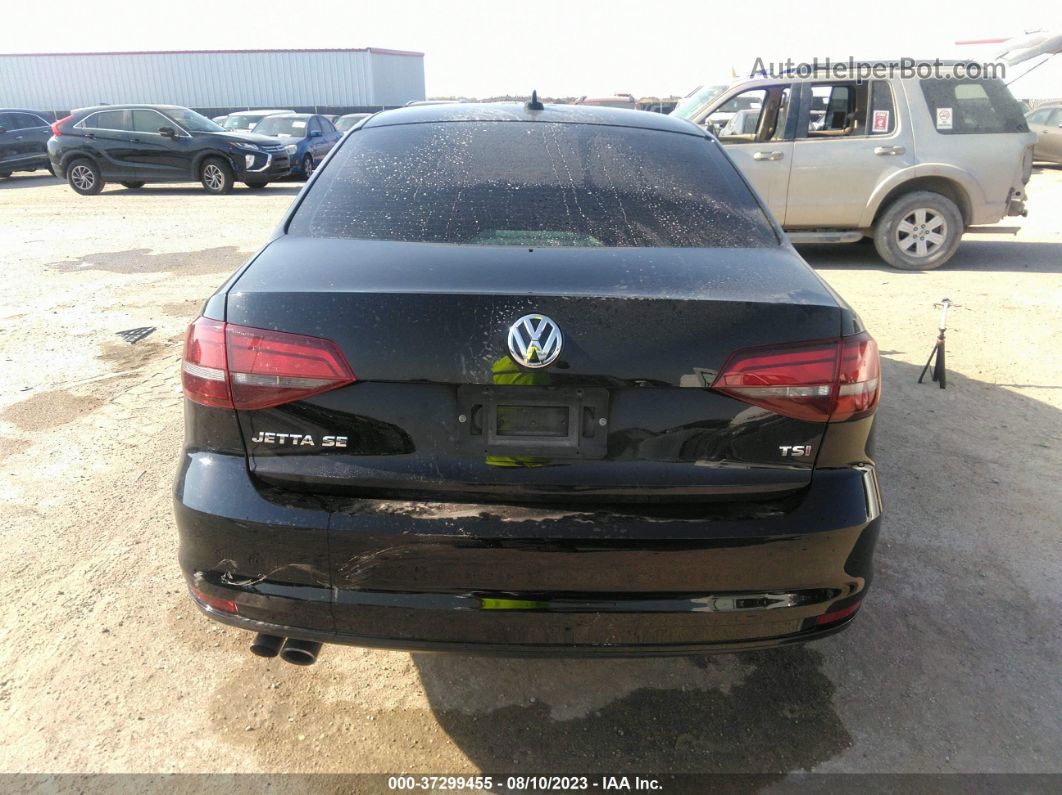 2018 Volkswagen Jetta 1.4t Black vin: 3VWDB7AJ5JM222380