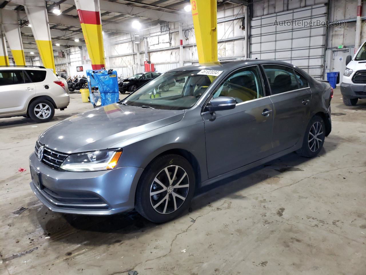 2018 Volkswagen Jetta Se Charcoal vin: 3VWDB7AJ5JM259672