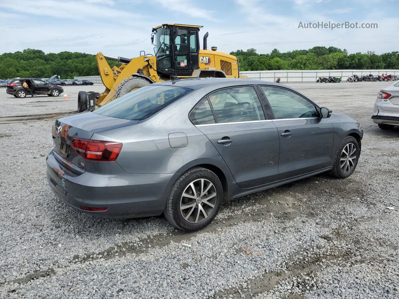 2018 Volkswagen Jetta Se Серый vin: 3VWDB7AJ5JM261065