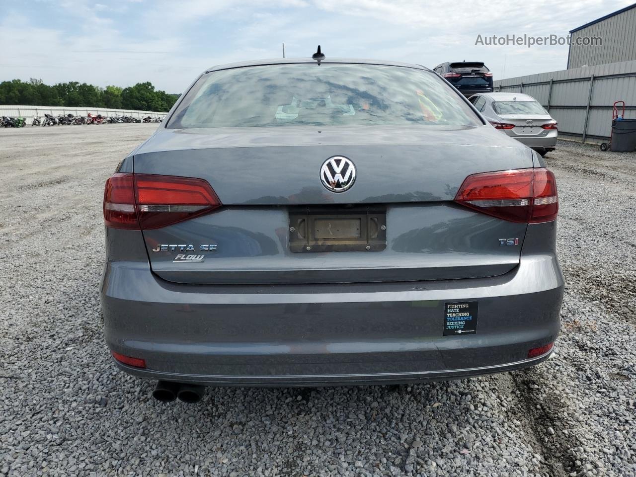 2018 Volkswagen Jetta Se Gray vin: 3VWDB7AJ5JM261065
