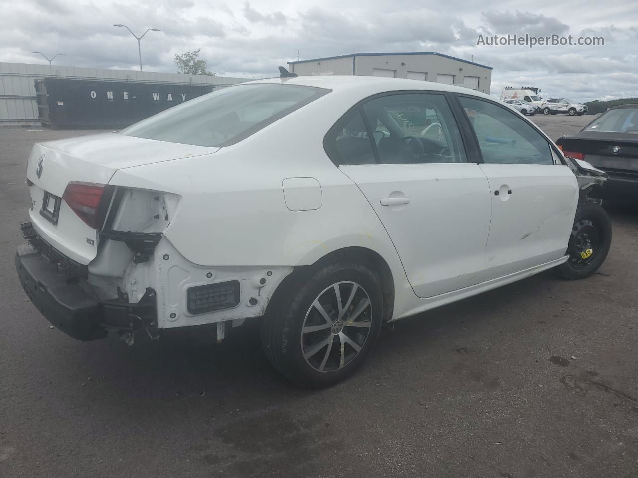 2017 Volkswagen Jetta Se White vin: 3VWDB7AJ6HM230658