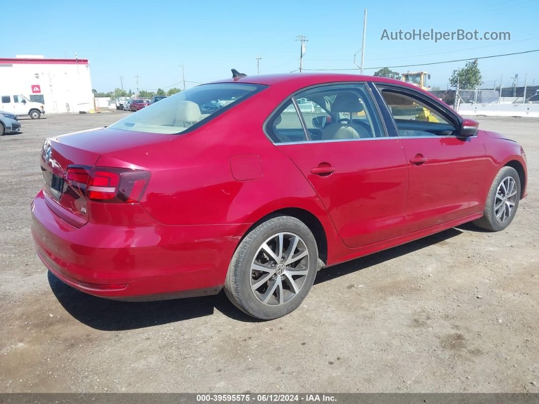 2017 Volkswagen Jetta 1.4t Se Red vin: 3VWDB7AJ6HM232622