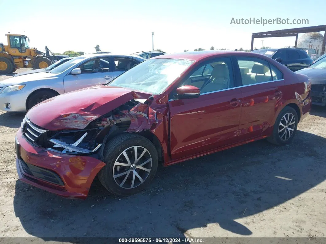 2017 Volkswagen Jetta 1.4t Se Red vin: 3VWDB7AJ6HM232622