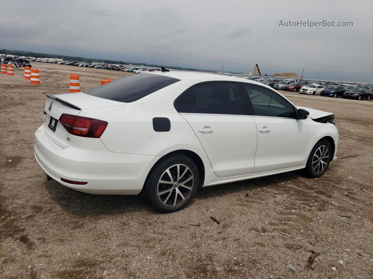 2017 Volkswagen Jetta Se White vin: 3VWDB7AJ6HM266382