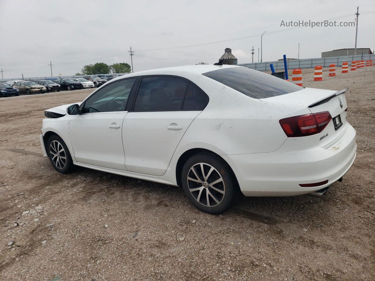 2017 Volkswagen Jetta Se Белый vin: 3VWDB7AJ6HM266382