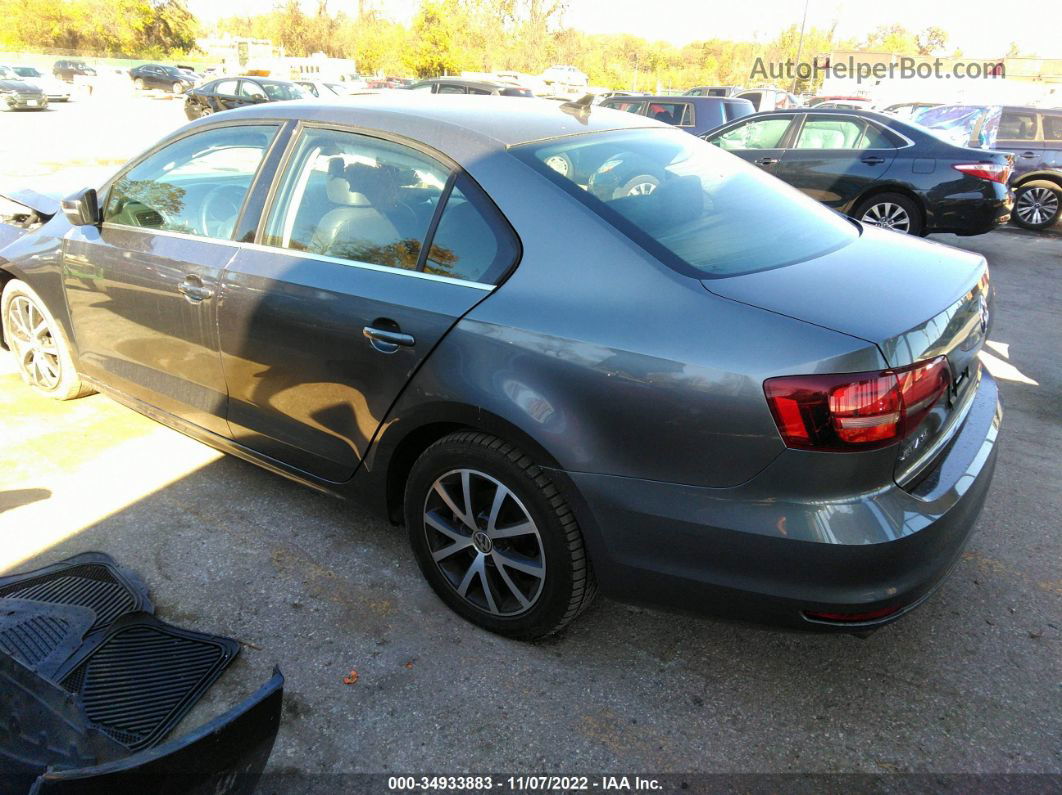 2017 Volkswagen Jetta 1.4t Se Gray vin: 3VWDB7AJ6HM272506