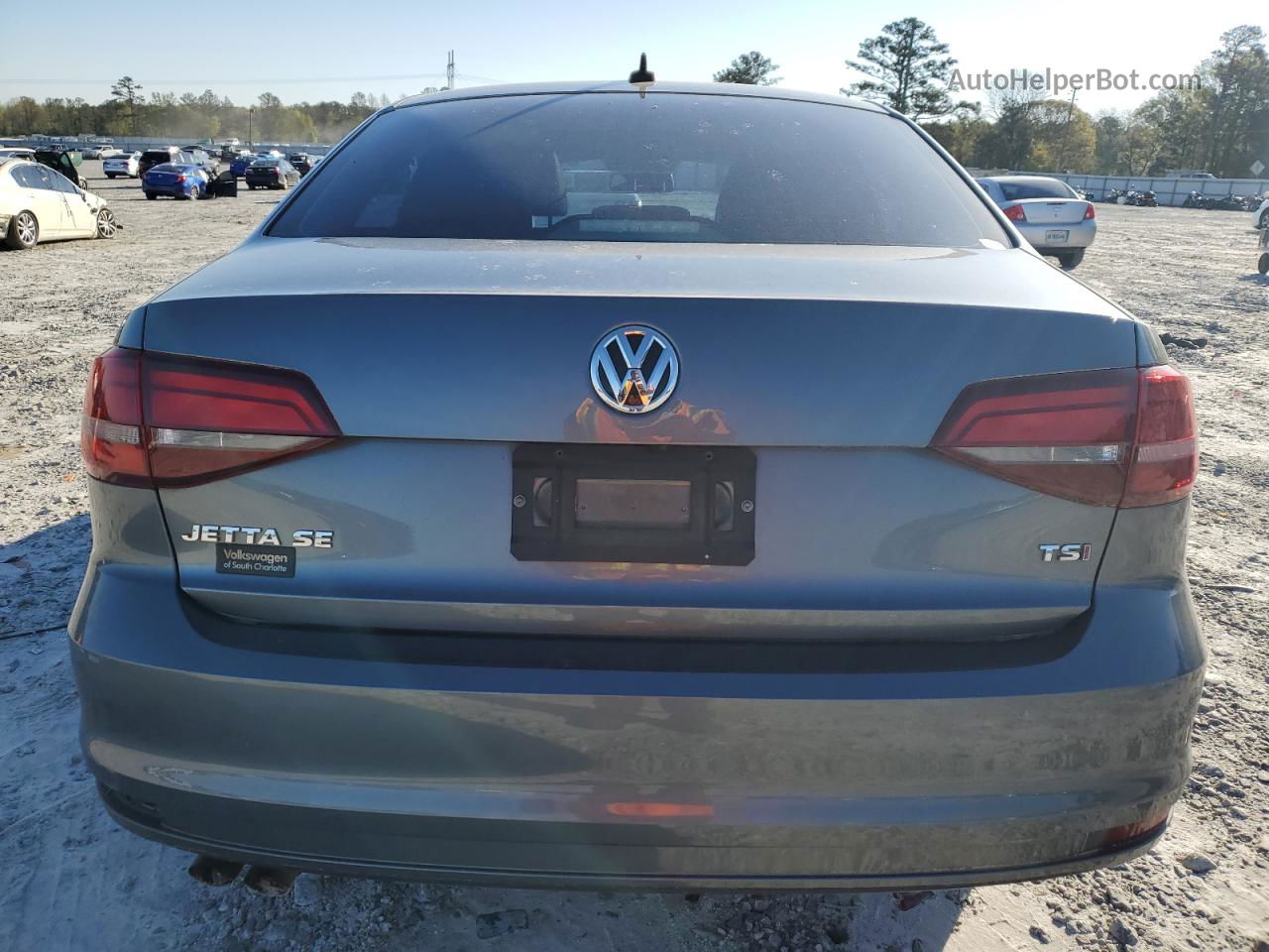 2017 Volkswagen Jetta Se Gray vin: 3VWDB7AJ6HM279536