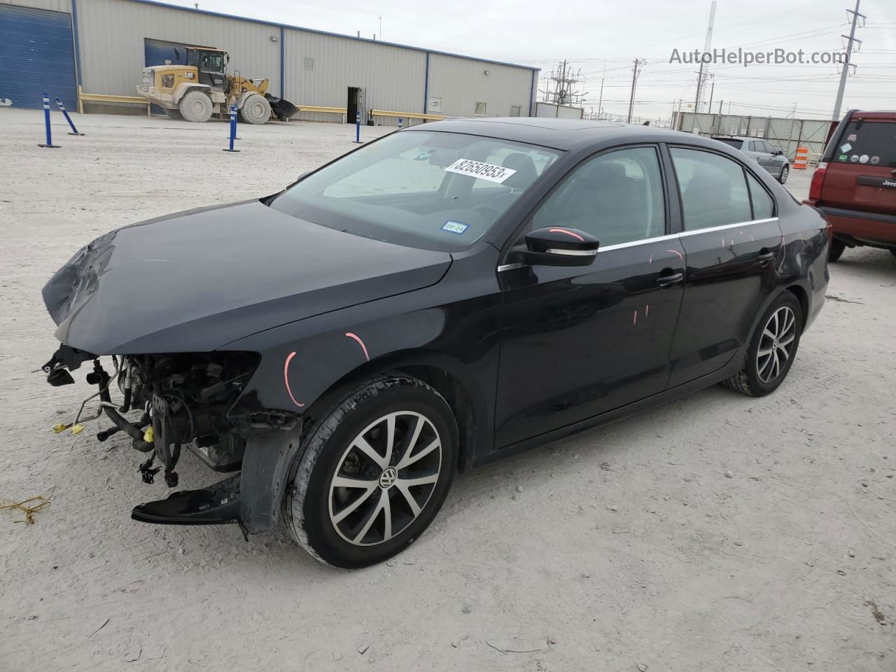 2017 Volkswagen Jetta Se Black vin: 3VWDB7AJ6HM287118