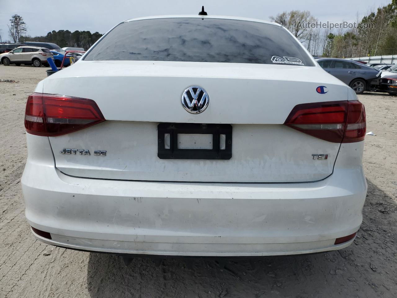 2017 Volkswagen Jetta Se White vin: 3VWDB7AJ6HM290133