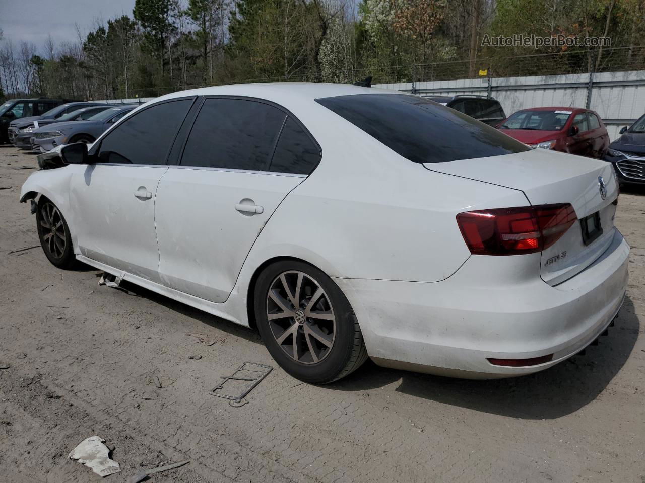 2017 Volkswagen Jetta Se White vin: 3VWDB7AJ6HM290133