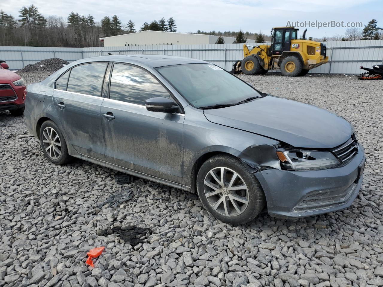 2017 Volkswagen Jetta Se Gray vin: 3VWDB7AJ6HM291749