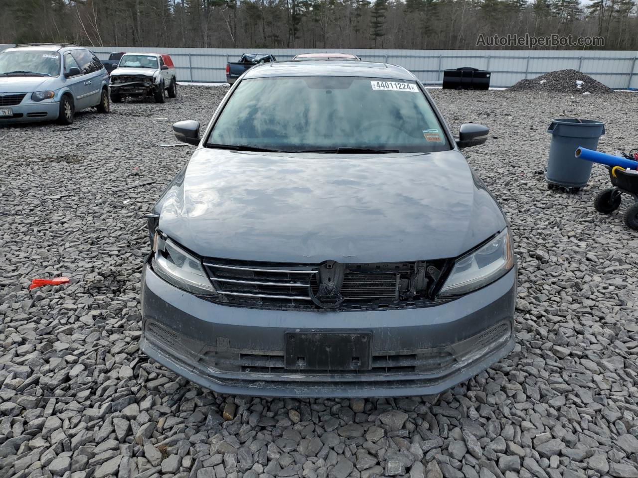 2017 Volkswagen Jetta Se Gray vin: 3VWDB7AJ6HM291749