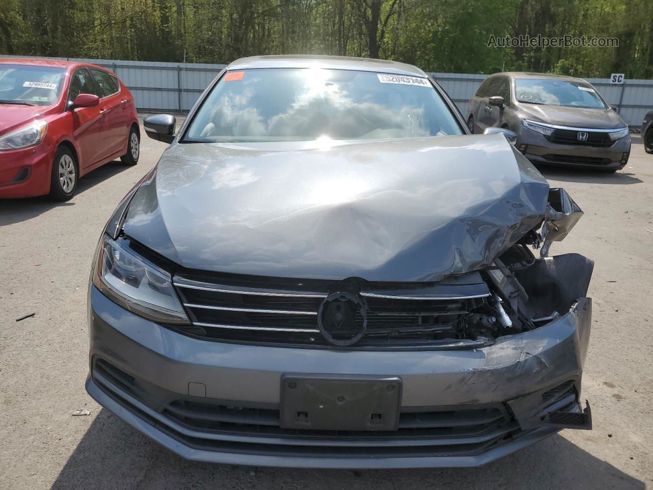 2017 Volkswagen Jetta Se Charcoal vin: 3VWDB7AJ6HM297471