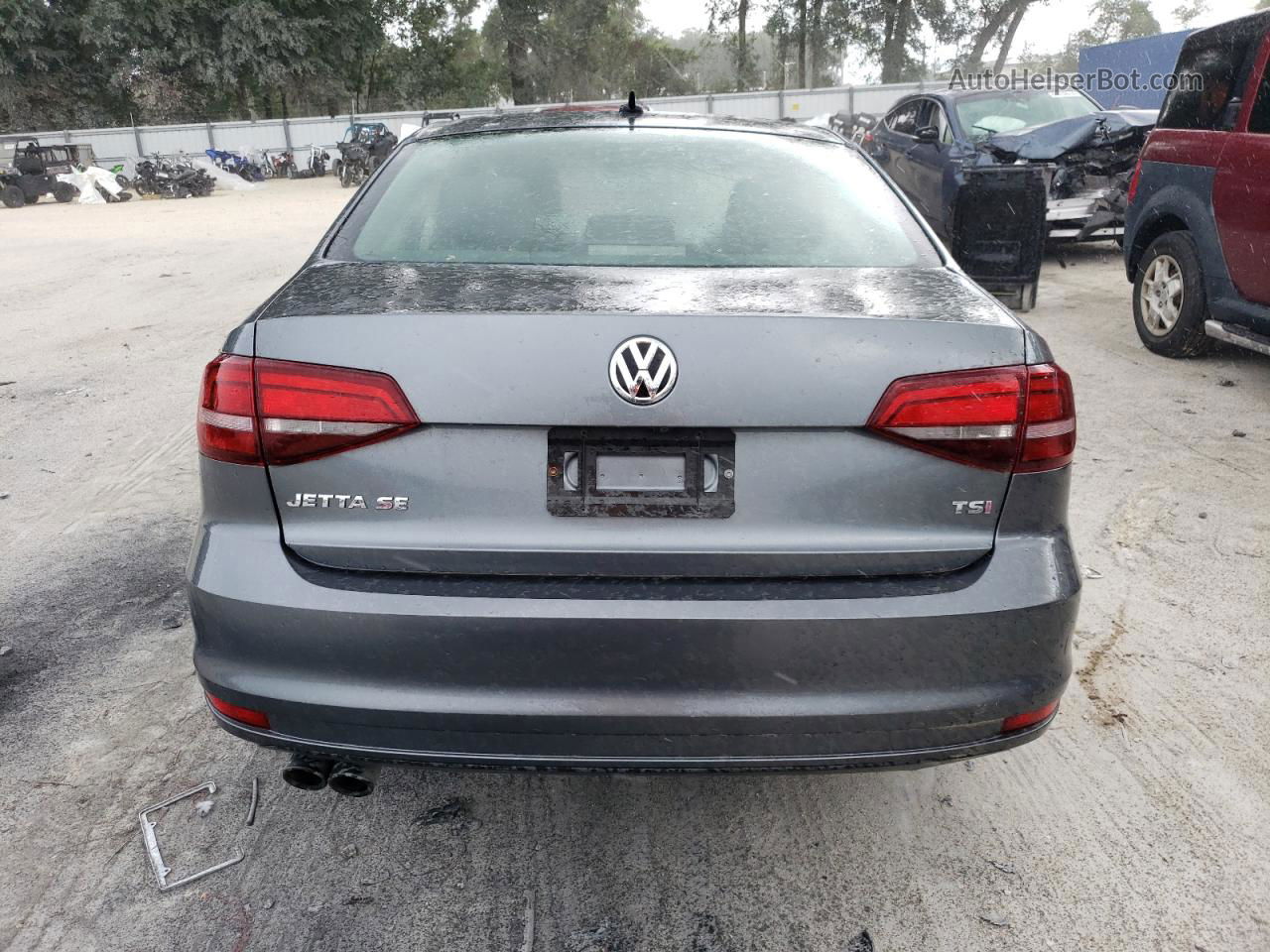 2017 Volkswagen Jetta Se Gray vin: 3VWDB7AJ6HM347320