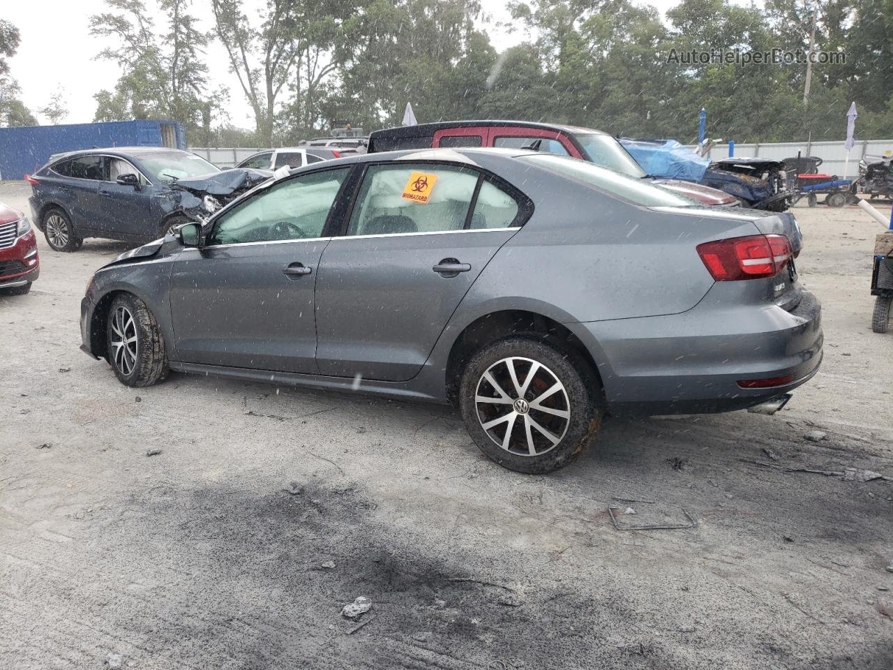 2017 Volkswagen Jetta Se Gray vin: 3VWDB7AJ6HM347320