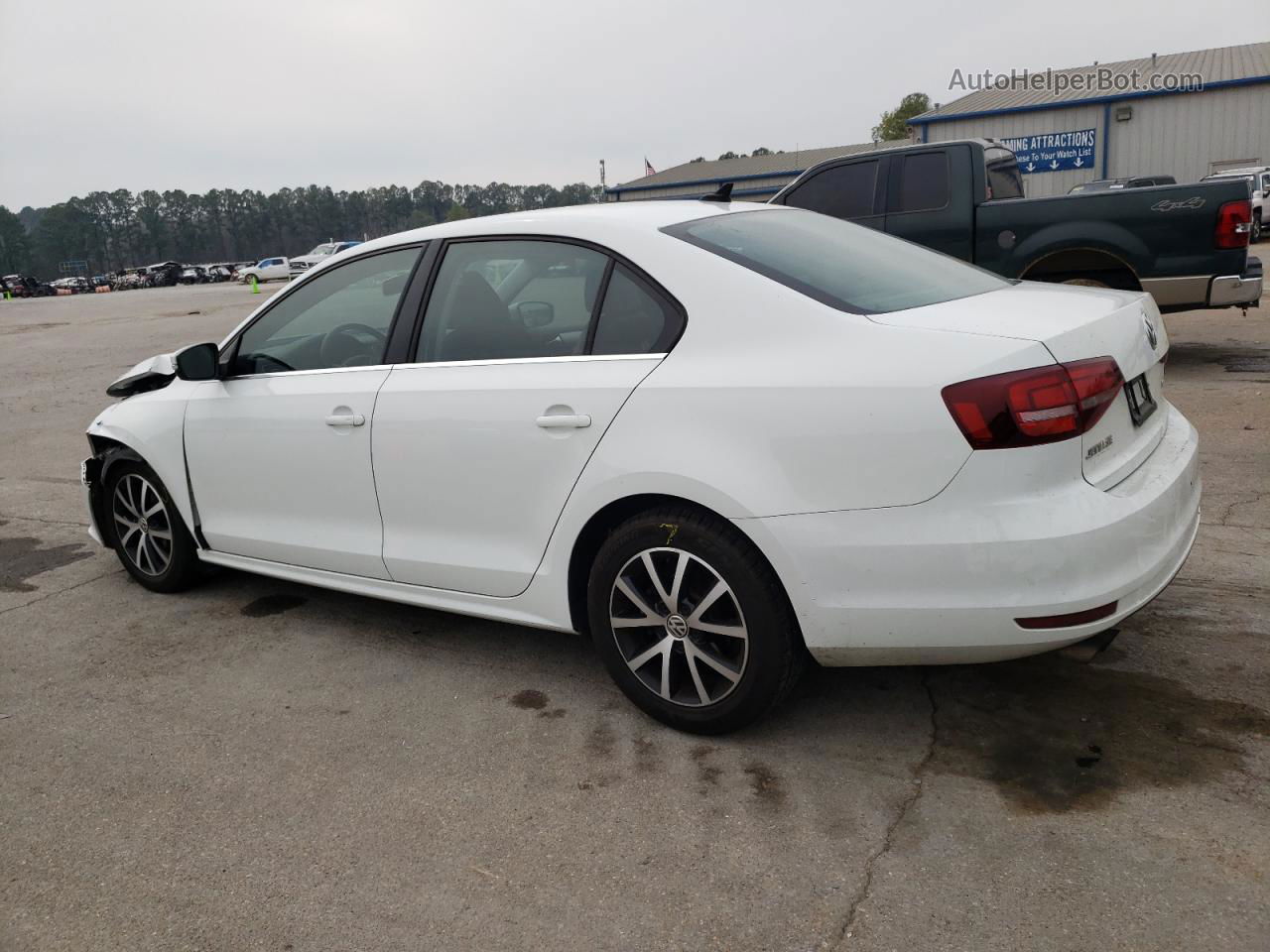 2017 Volkswagen Jetta Se White vin: 3VWDB7AJ6HM358382