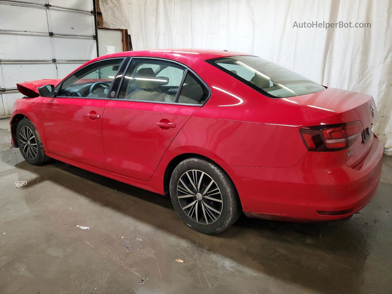 2018 Volkswagen Jetta Se Red vin: 3VWDB7AJ6JM222288