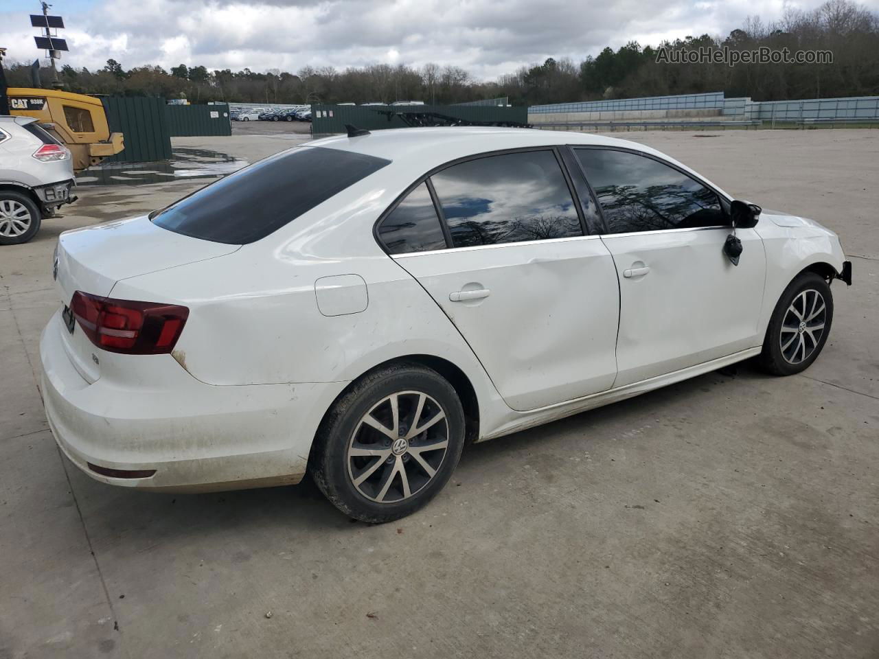 2018 Volkswagen Jetta Se Белый vin: 3VWDB7AJ6JM238524