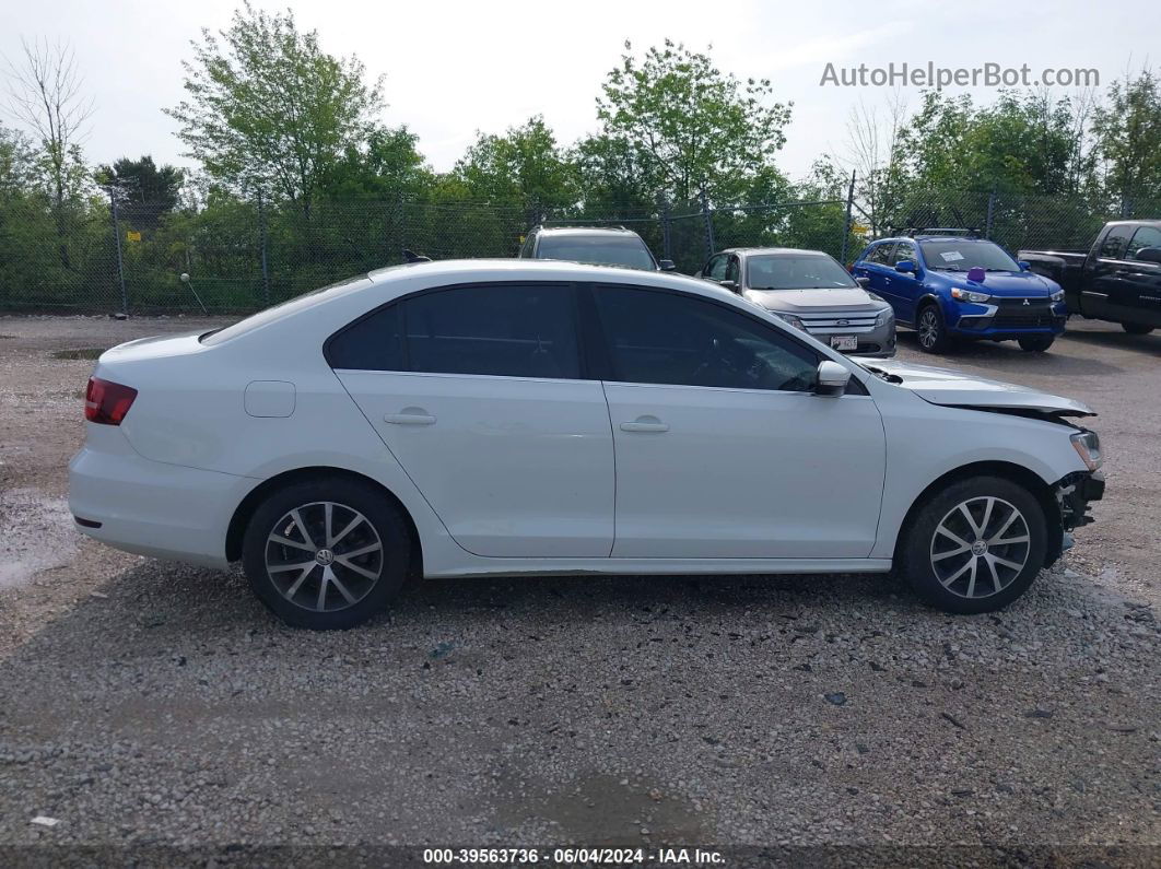 2018 Volkswagen Jetta 1.4t Se/1.4t Wolfsburg Edition White vin: 3VWDB7AJ6JM250107