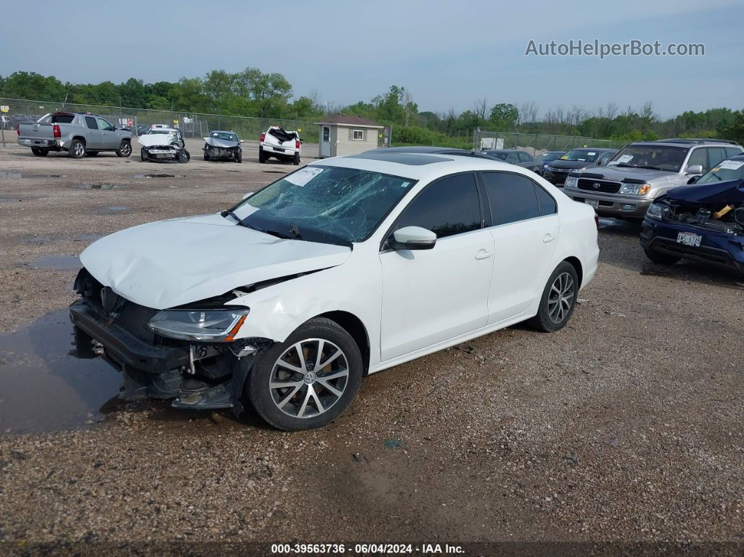 2018 Volkswagen Jetta 1.4t Se/1.4t Wolfsburg Edition White vin: 3VWDB7AJ6JM250107