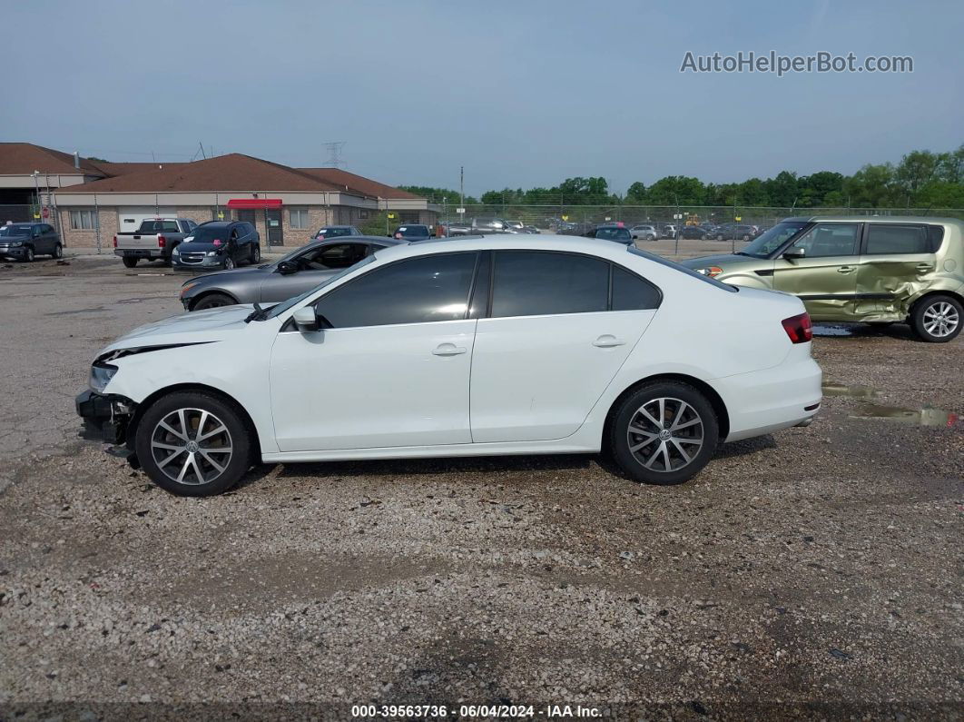 2018 Volkswagen Jetta 1.4t Se/1.4t Wolfsburg Edition White vin: 3VWDB7AJ6JM250107