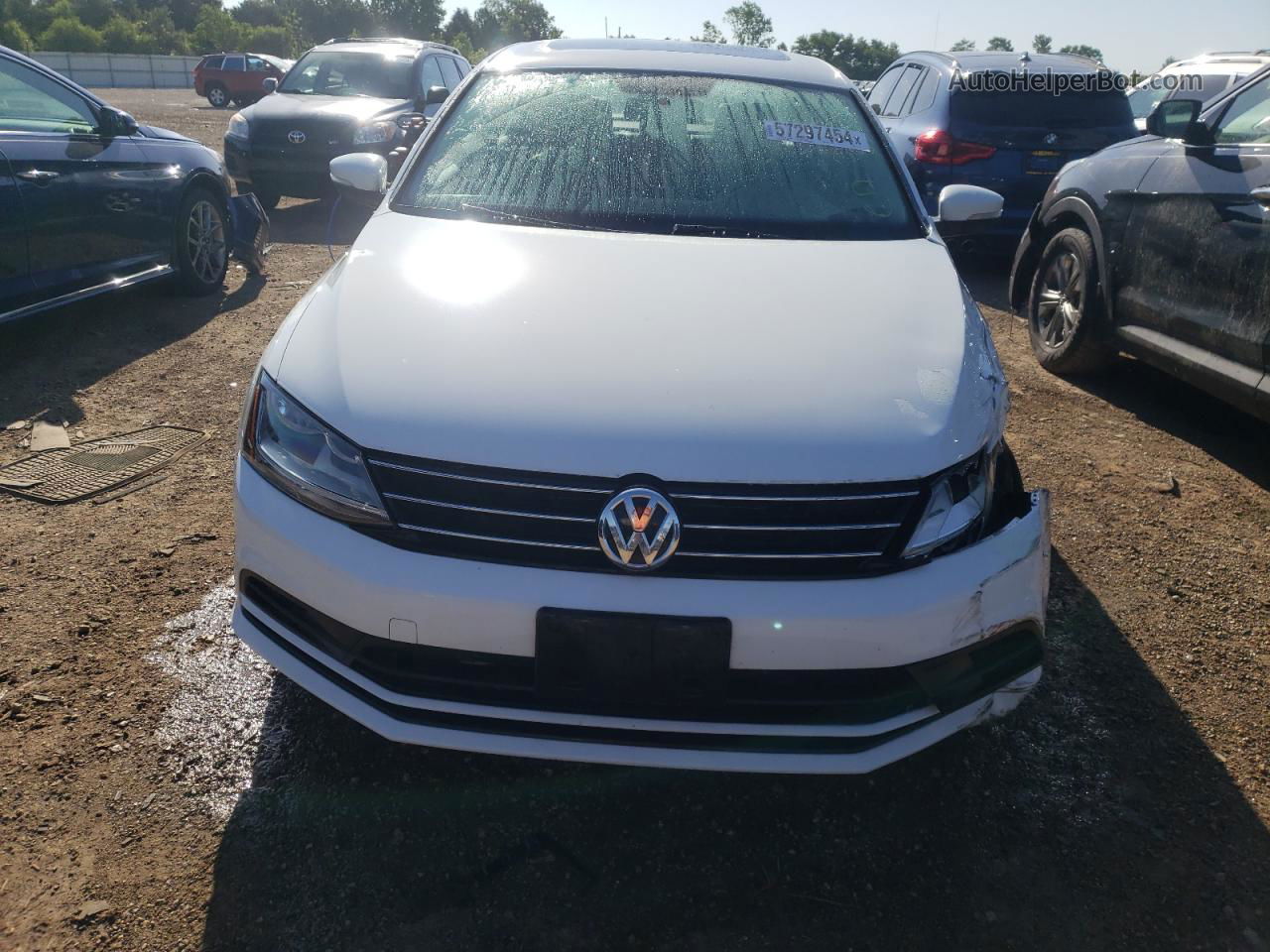 2017 Volkswagen Jetta Se White vin: 3VWDB7AJ7HM241460