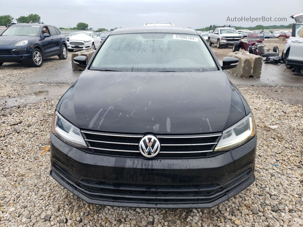 2017 Volkswagen Jetta Se Black vin: 3VWDB7AJ7HM292747