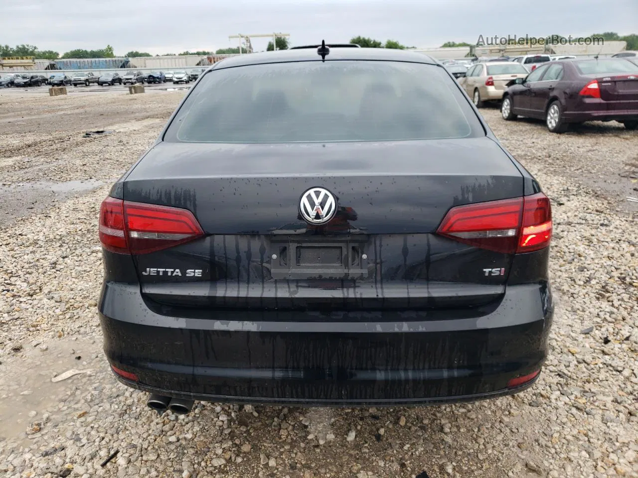 2017 Volkswagen Jetta Se Black vin: 3VWDB7AJ7HM292747