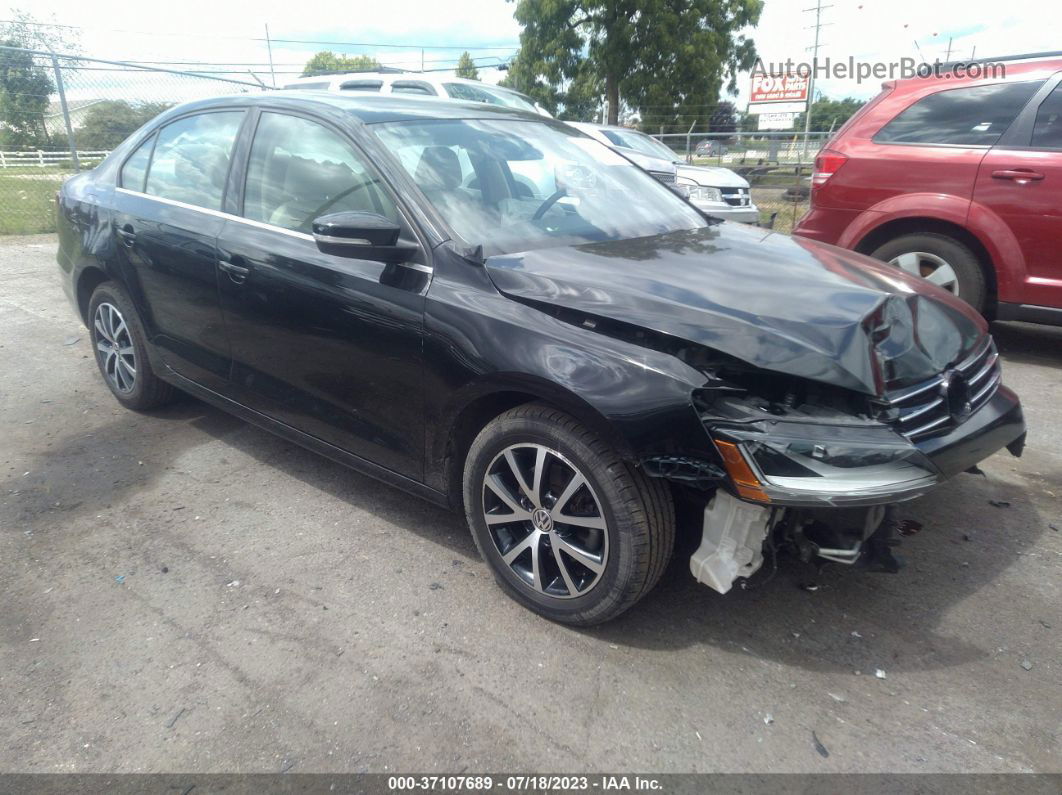 2017 Volkswagen Jetta 1.4t Se Black vin: 3VWDB7AJ7HM390919