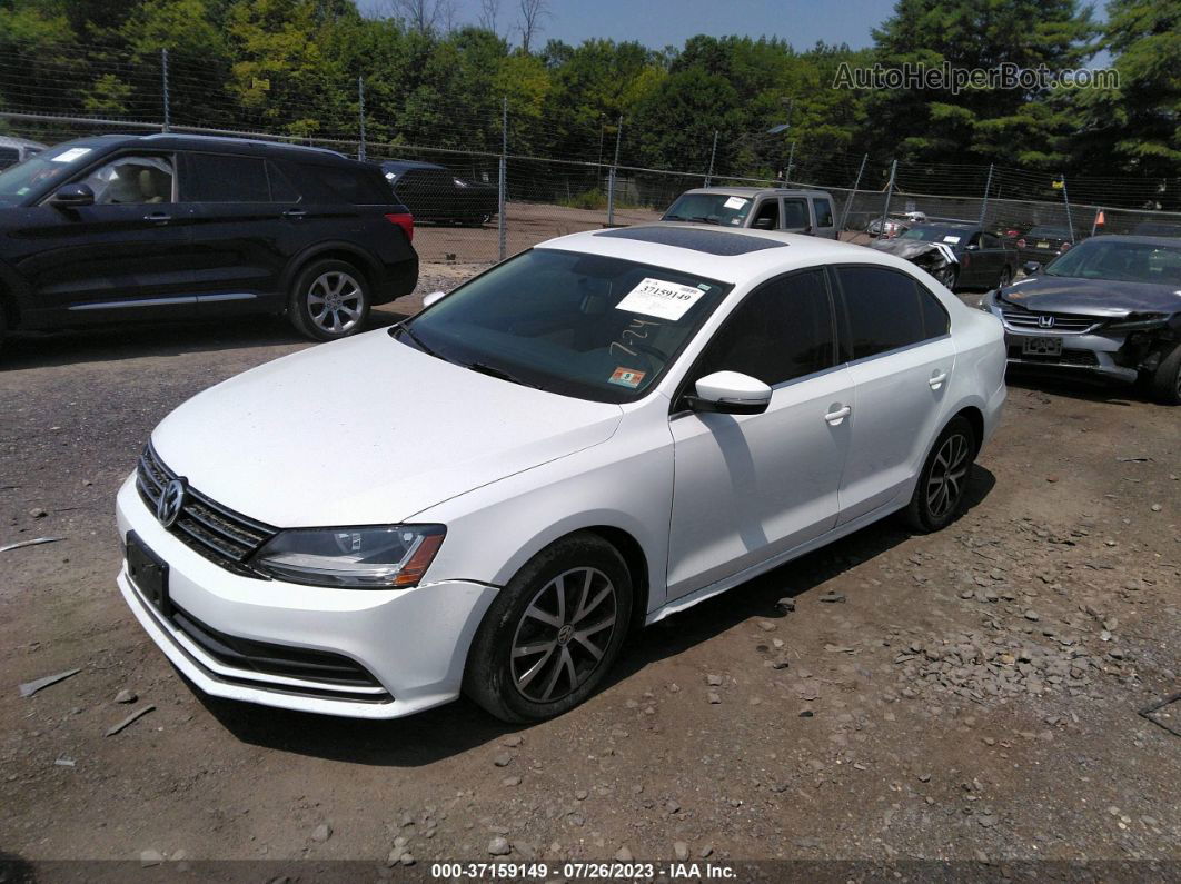 2017 Volkswagen Jetta 1.4t Se Белый vin: 3VWDB7AJ7HM410506