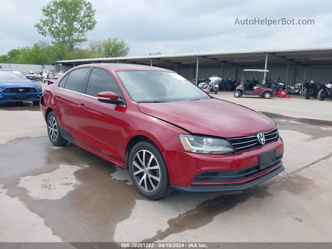 2017 Volkswagen Jetta 1.4t Se Burgundy vin: 3VWDB7AJ8HM275780