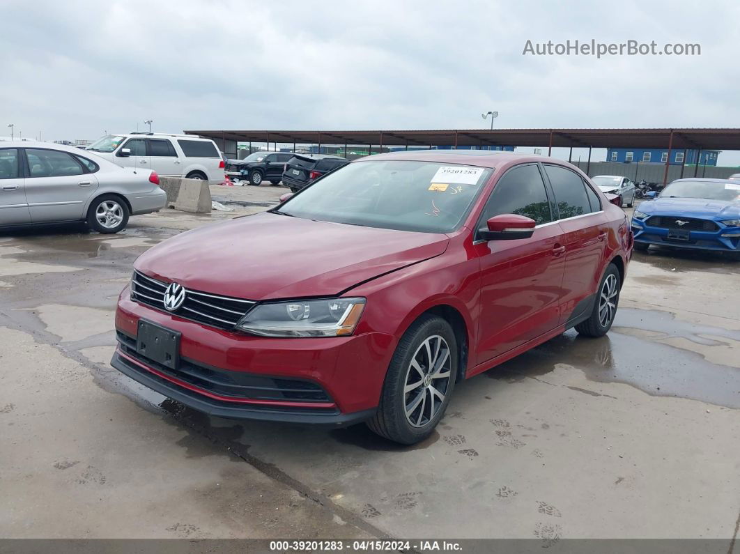 2017 Volkswagen Jetta 1.4t Se Burgundy vin: 3VWDB7AJ8HM275780