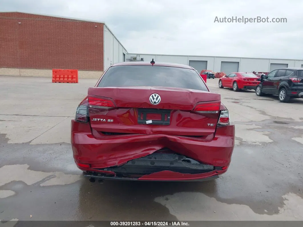 2017 Volkswagen Jetta 1.4t Se Burgundy vin: 3VWDB7AJ8HM275780