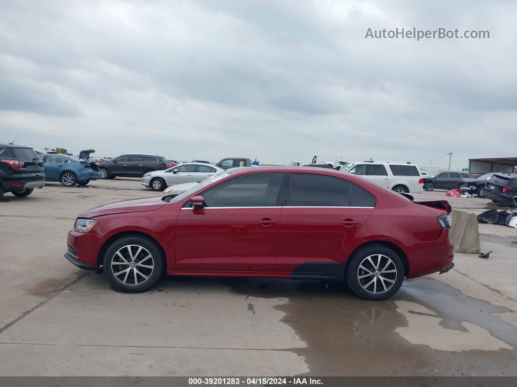 2017 Volkswagen Jetta 1.4t Se Burgundy vin: 3VWDB7AJ8HM275780