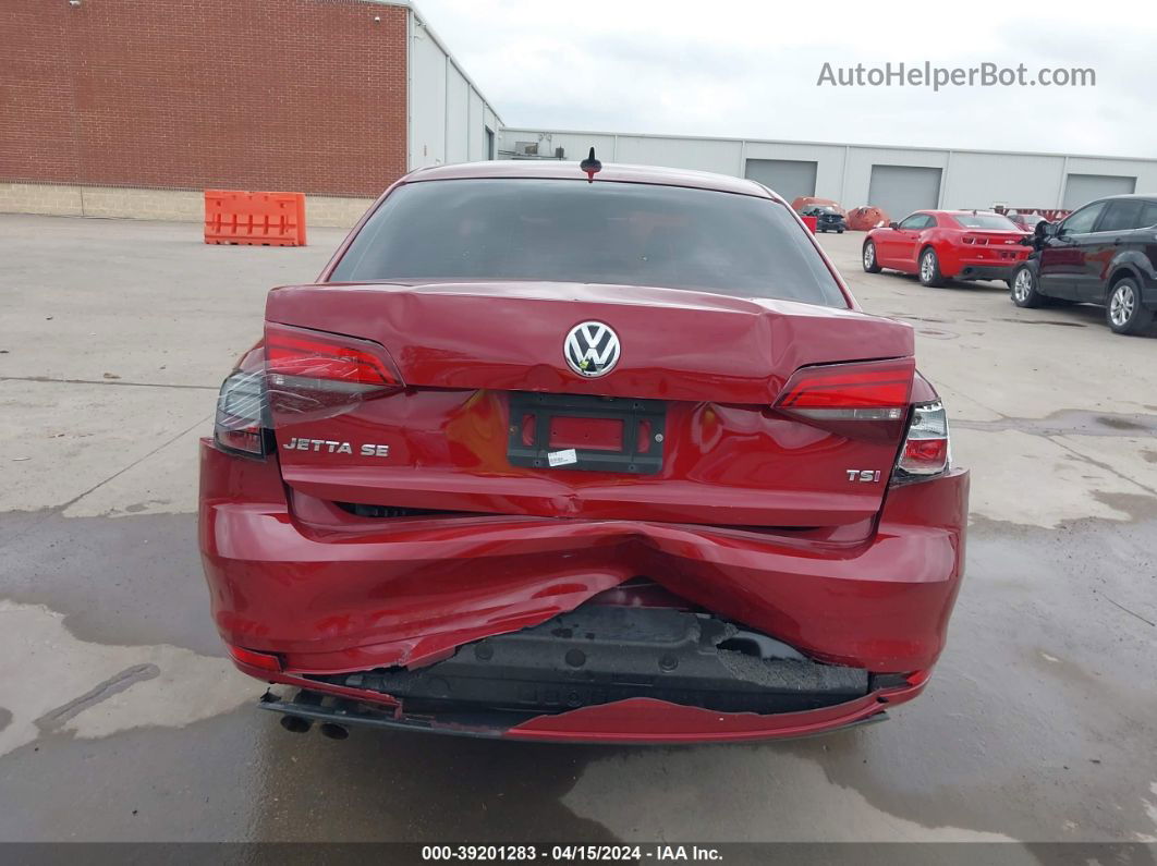 2017 Volkswagen Jetta 1.4t Se Burgundy vin: 3VWDB7AJ8HM275780